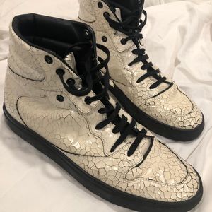 Balenciaga Craquele Hightop Sneakers SZ 42